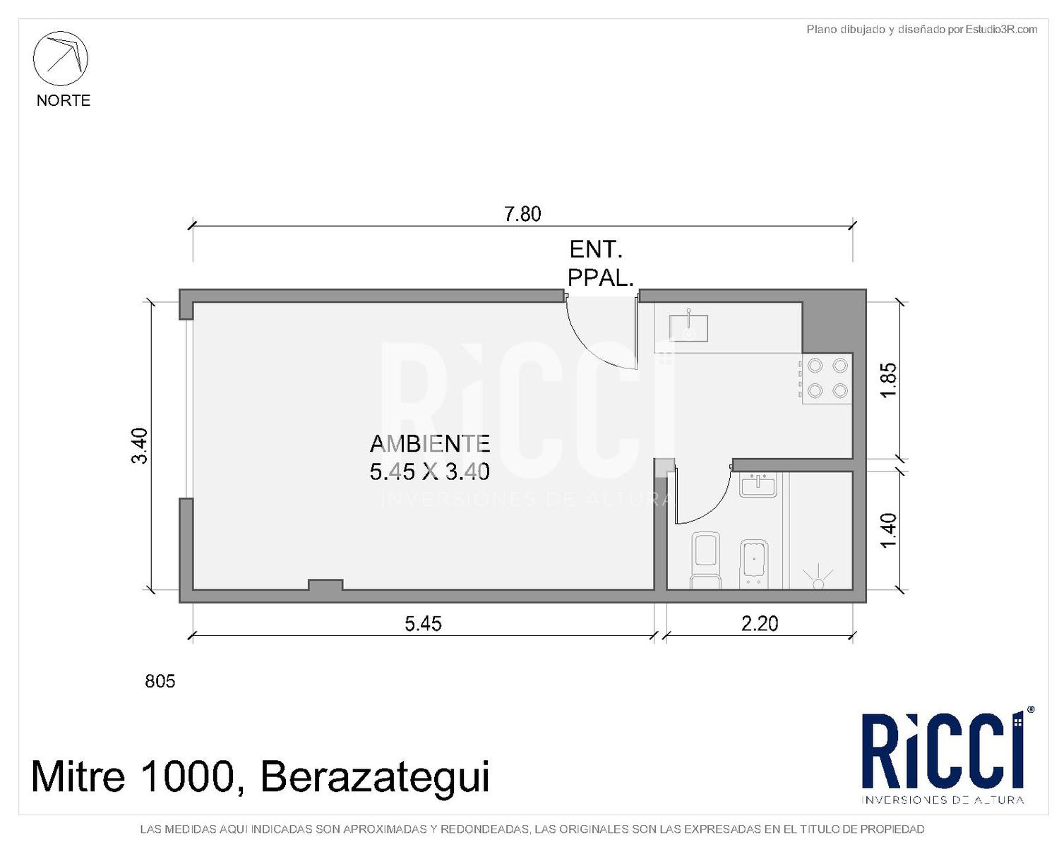 Foto Departamento en Venta en Berazategui, G.B.A. Zona Sur Departamento Monoambiente en venta I Berazategui